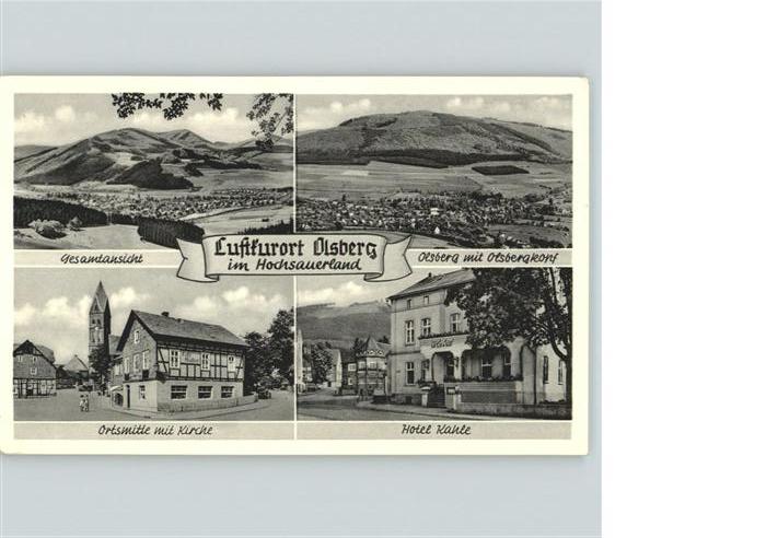 Olsberg Sauerland Olsberg Hotel Kahle