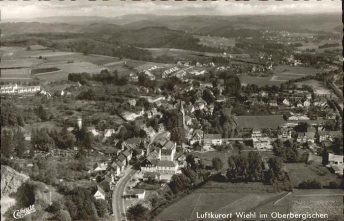 Wiehl Oberbergischer Kreis Wiehl Fliegeraufnahme