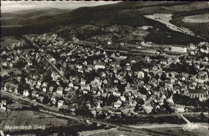 Mudersbach Sieg Fliegeraufnahme