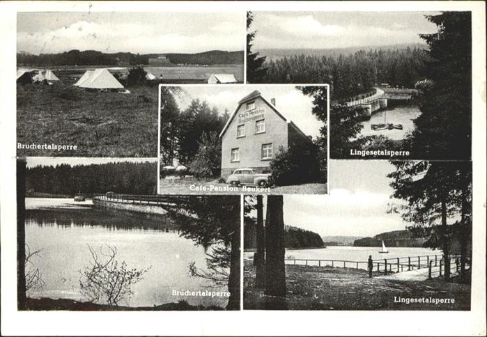 Hamm Sieg [Stempelabschlag] Bruchertalsperre Cafe