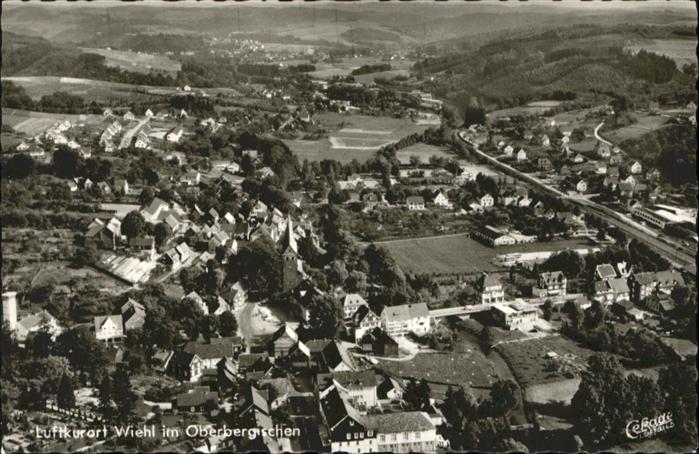 Wiehl Oberbergischer Kreis Wiehl Fliegeraufnahme