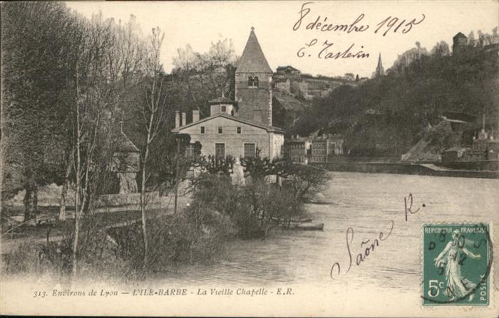 Lyon France Lyon Ile Barbe Chapelle