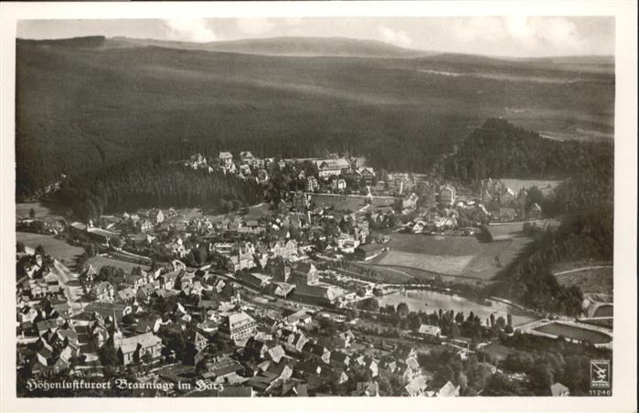 Braunlage Harz Fliegeraufnahme