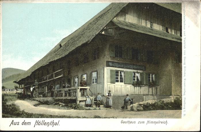 Hoellsteig öllenthal Gasthaus zum Himmelreich *