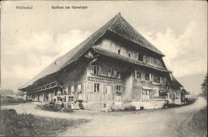 Hoellsteig öllenthal Gasthaus zum Himmelreich *