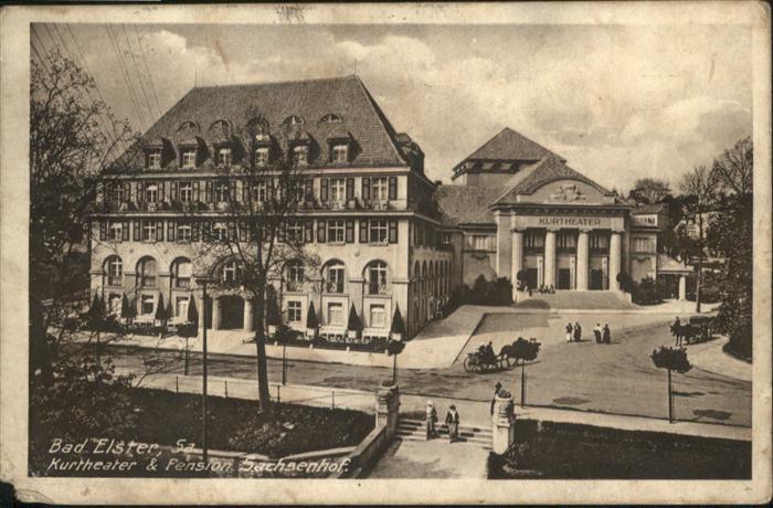 Bad Elster Kurtheater Pension Sachsenhof