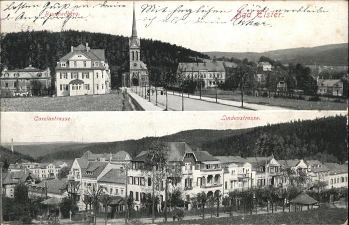 Bad Elster Brunnenberg Carolastrasse Lindenstrasse