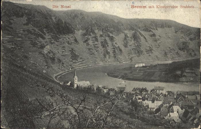 Bremm Mosel Klosterruine Stubben