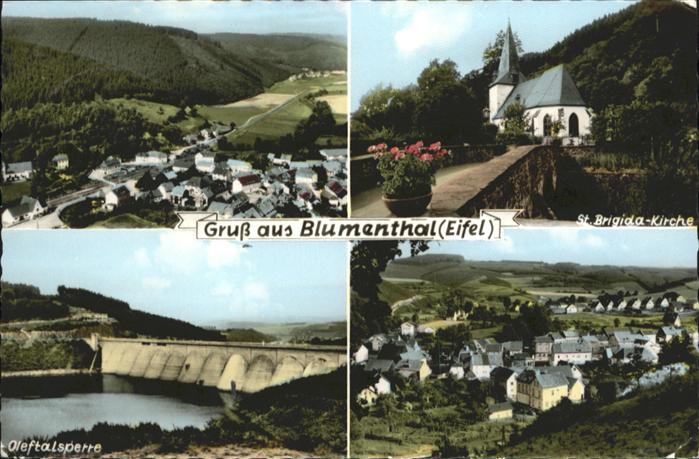 Blumenthal Schleiden St Brigida Kirche Oleftalsperre
