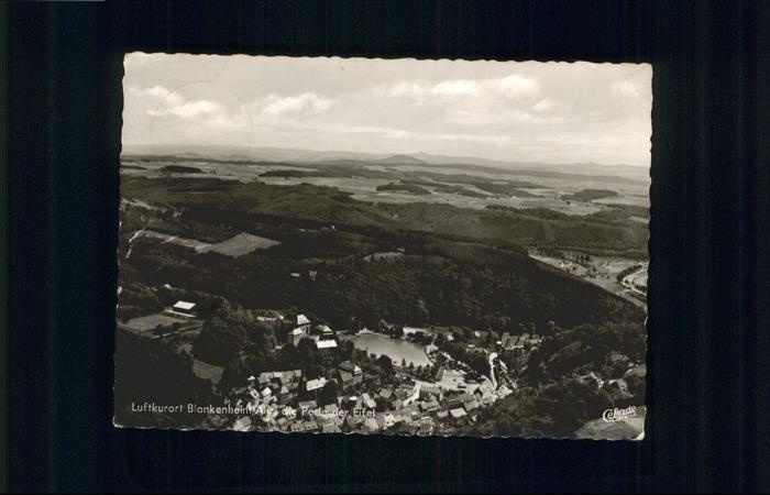 Blankenheim Ahr Blankenheim Fliegeraufnahme