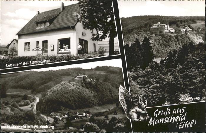 Manscheid Eifel Lebensmittel Schumacher Wildenburg Eich