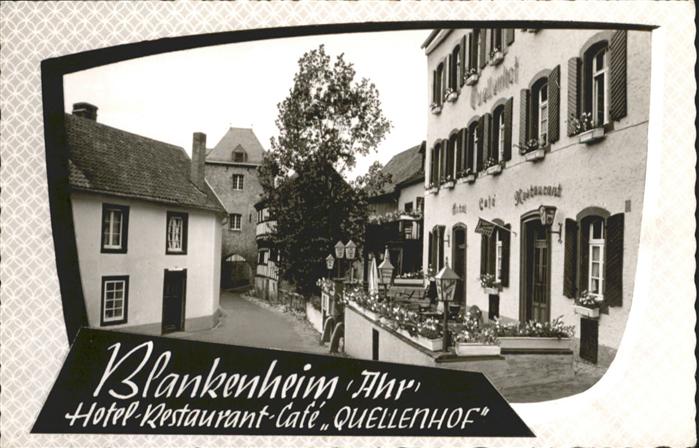 Blankenheim Ahr Blankenheim Hotel Restaurant Cafe Quell