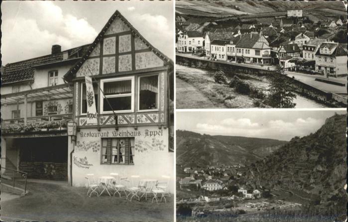 Mayschoss Restaurant Weinhaus Appel