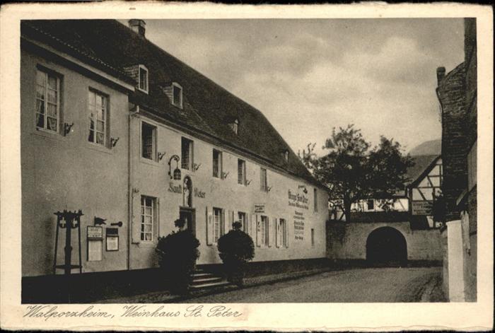 Walporzheim Weinhaus St Peter
