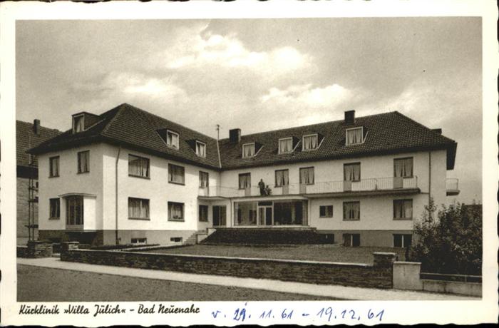 Bad Neuenahr-Ahrweiler Bad_Neuenahr Kurkinik Villa Jülich