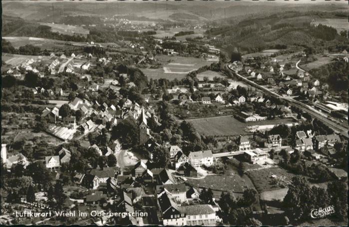 Wiehl Oberbergischer Kreis Wiehl Fliegeraufnahme