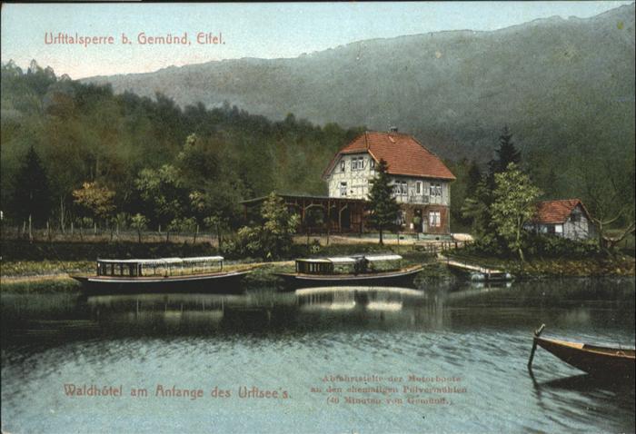 Gemuend Eifel rfttalsperre Schiff