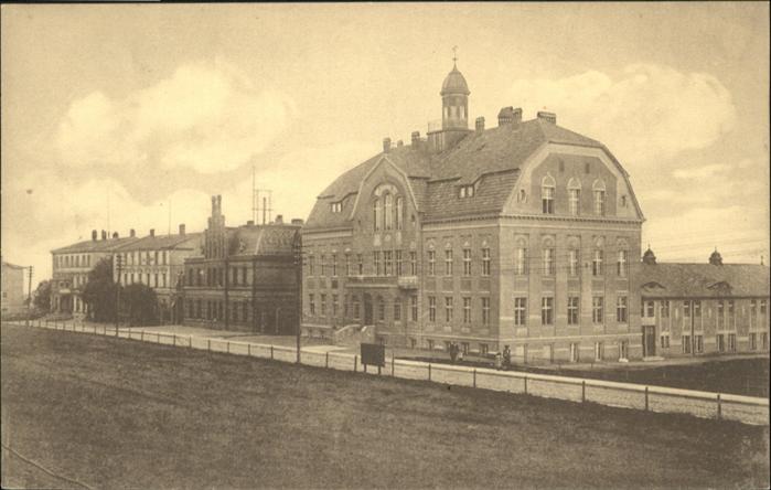 Sassnitz Ostseebad Ruegen Sassnitz Warmbad Postgebäude