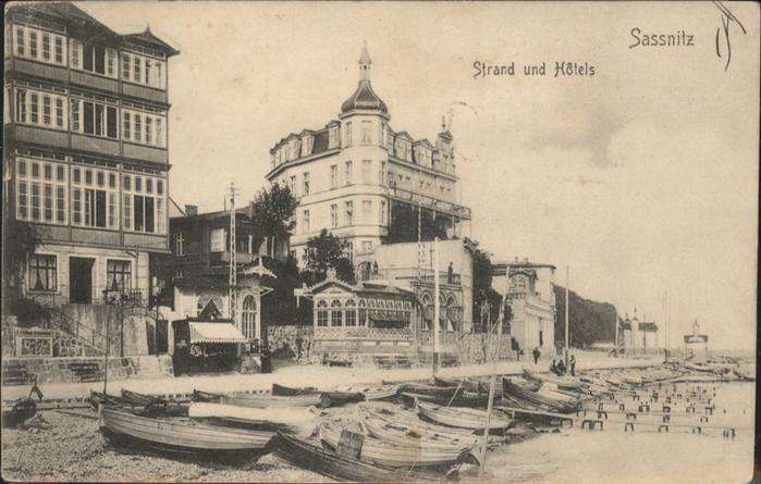Sassnitz Ostseebad Ruegen Sassnitz Strand Hotel  Boot