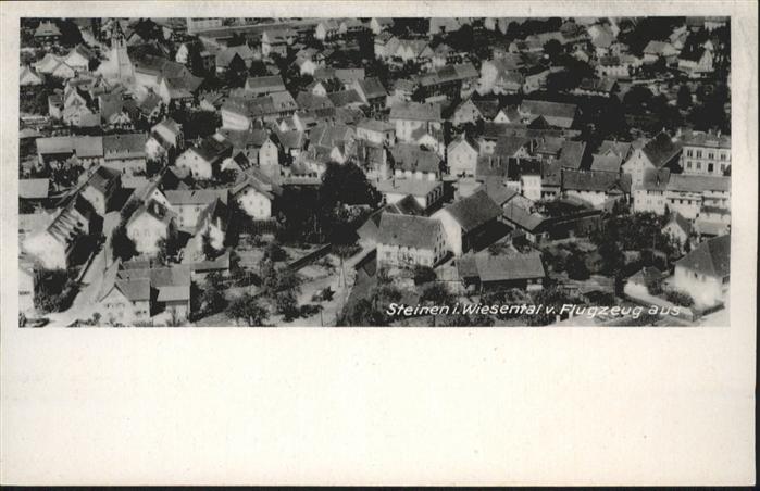Steinen Wiesental Steinen_Lörrach Fliegeraufnahme