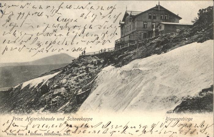 Prinz-Heinrich-Baude Schneekoppe Riesengebirge