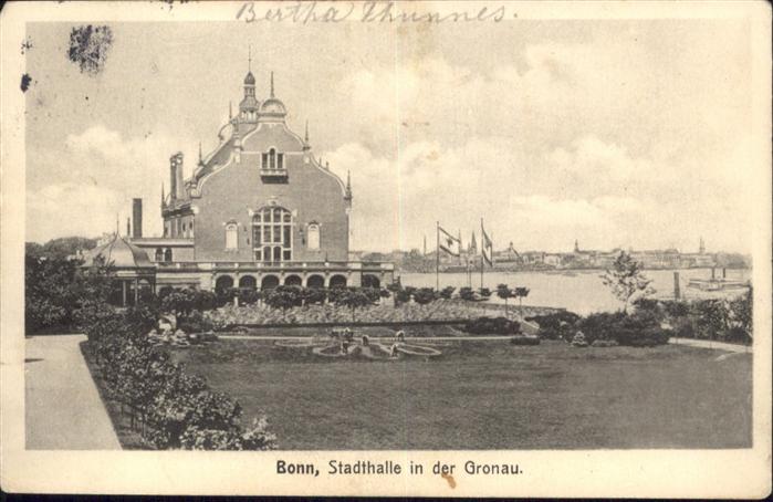 Bonn Rhein Stadthalle Gronau