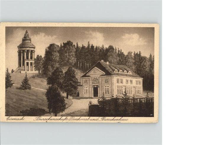 Eisenach Thueringen Burschenschaft Denkmal  Burschenhaus