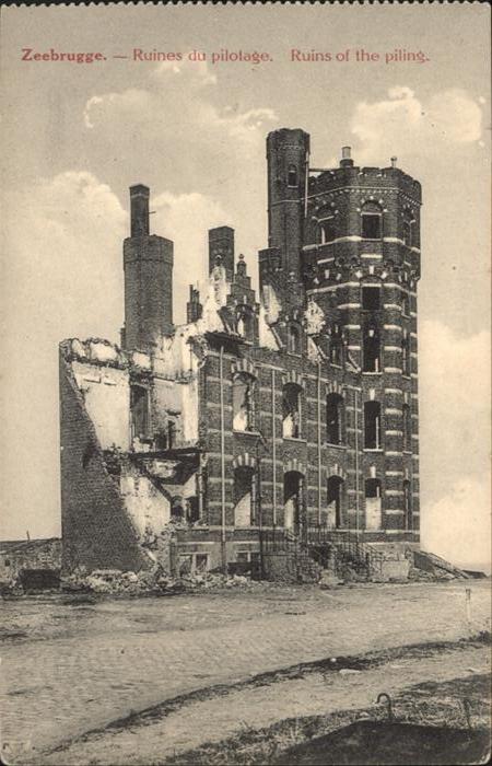 Zeebrugge Ruines du pilotage