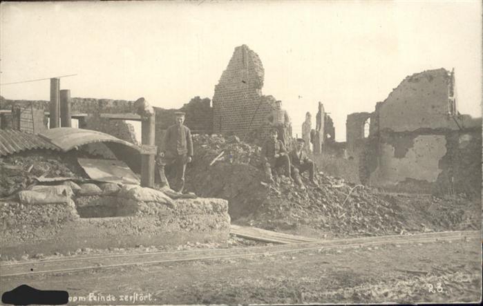 Ypern Ypres Trümmerbild