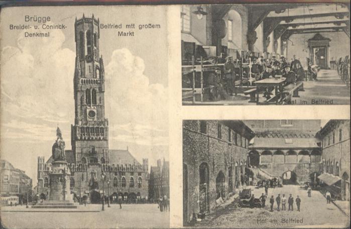 Bruges BRUGGE Belgie Breidel- u. Coninck-Denkmal