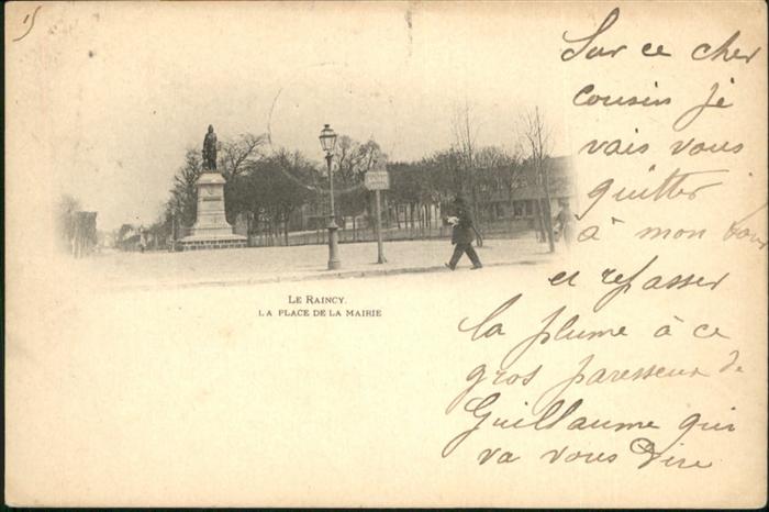 Le Raincy Place de la Mairie