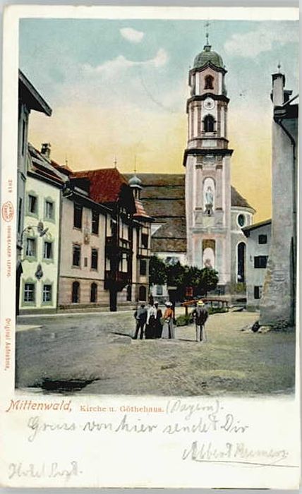 Mittenwald Bayern Mittenwald  x 1903