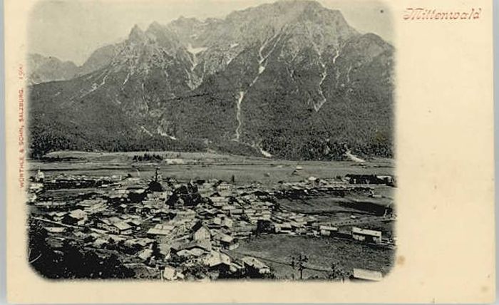 Mittenwald Bayern Mittenwald  ungelaufen ca. 1900