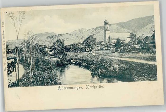 OBERAMMERGAU Bayern  ungelaufen ca. 1900