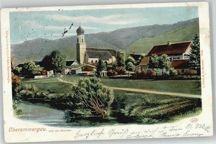OBERAMMERGAU Bayern  x 1900