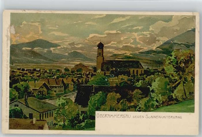 Oberammergau  ungelaufen ca. 1900