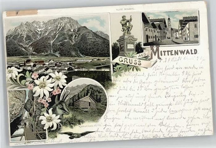 Mittenwald Bayern Mittenwald x 1896