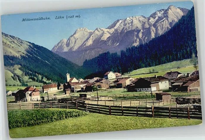 Mittenwald Bayern Mittenwald  ungelaufen ca. 1920