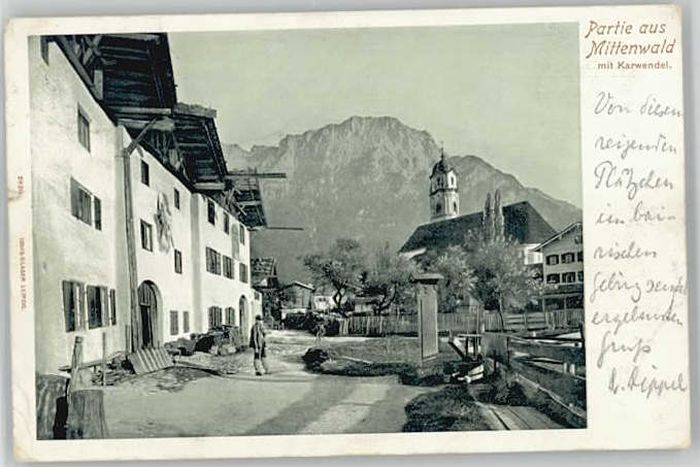 Mittenwald Bayern Mittenwald  x 1903