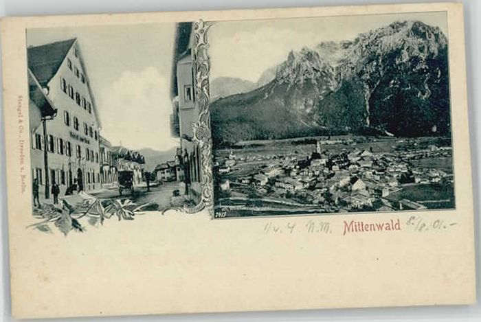 Mittenwald Bayern Mittenwald o 1901