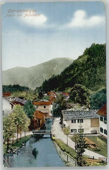 Oberammergau ungelaufen ca. 1920