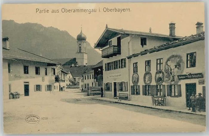 Oberammergau ungelaufen ca. 1910