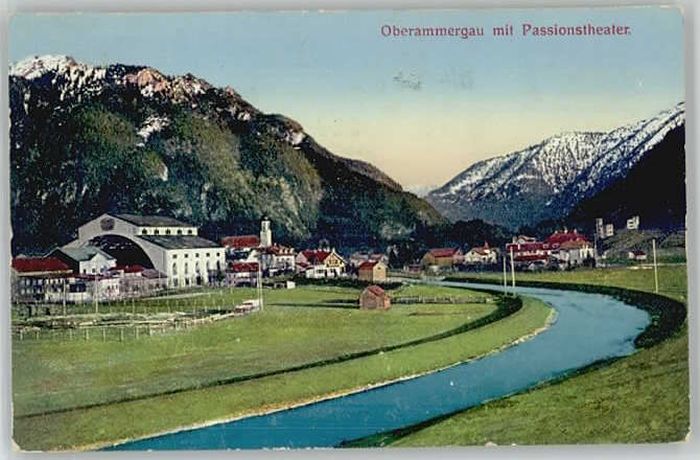 OBERAMMERGAU Bayern Passionstheater x 1910