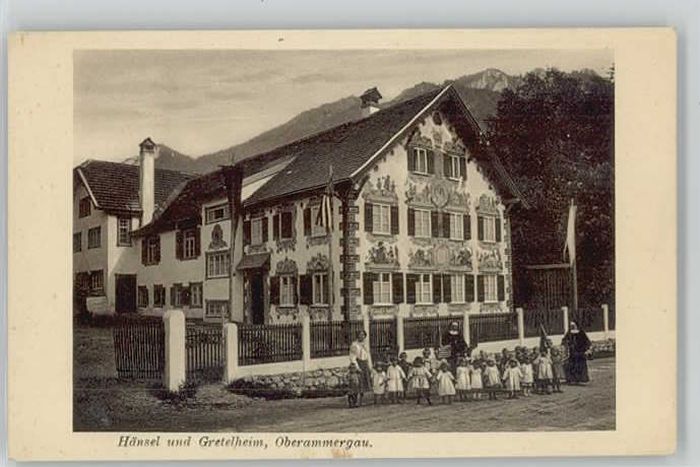 Oberammergau Haensel Gretel Heim ungelaufen ca. 1920