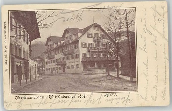 Oberammergau Wittelsbacher Hof ungelaufen ca. 1900