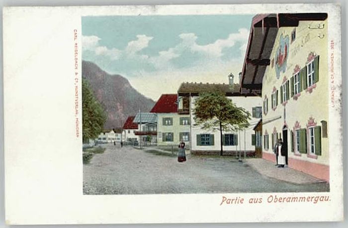 OBERAMMERGAU Bayern  ungelaufen ca. 1900