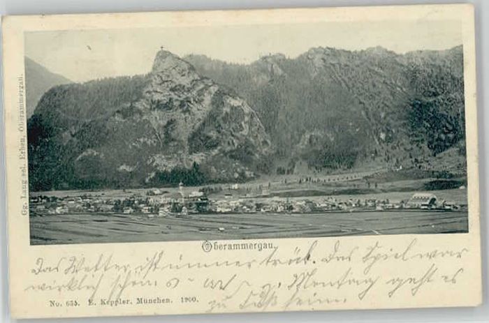 OBERAMMERGAU Bayern  x 1900
