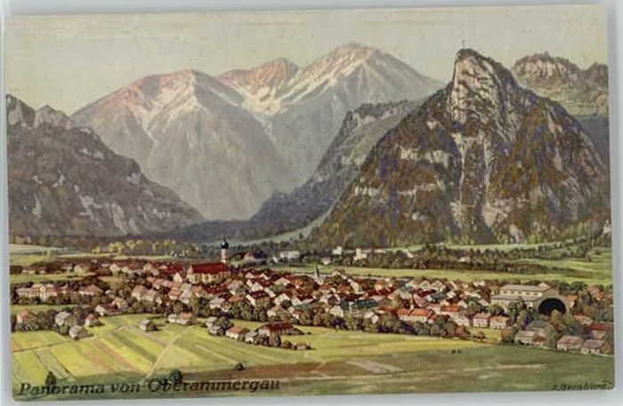 OBERAMMERGAU Bayern  ungelaufen ca. 1920