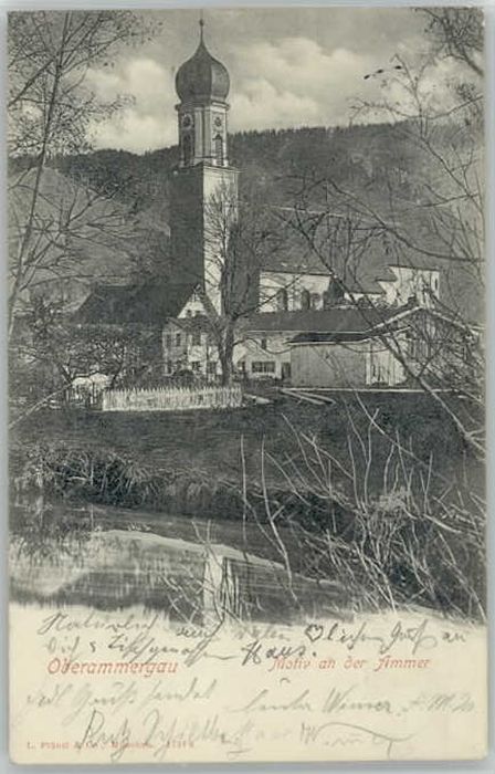 OBERAMMERGAU Bayern  x 1900