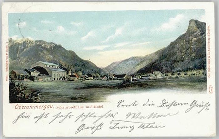 OBERAMMERGAU Bayern  x 1900